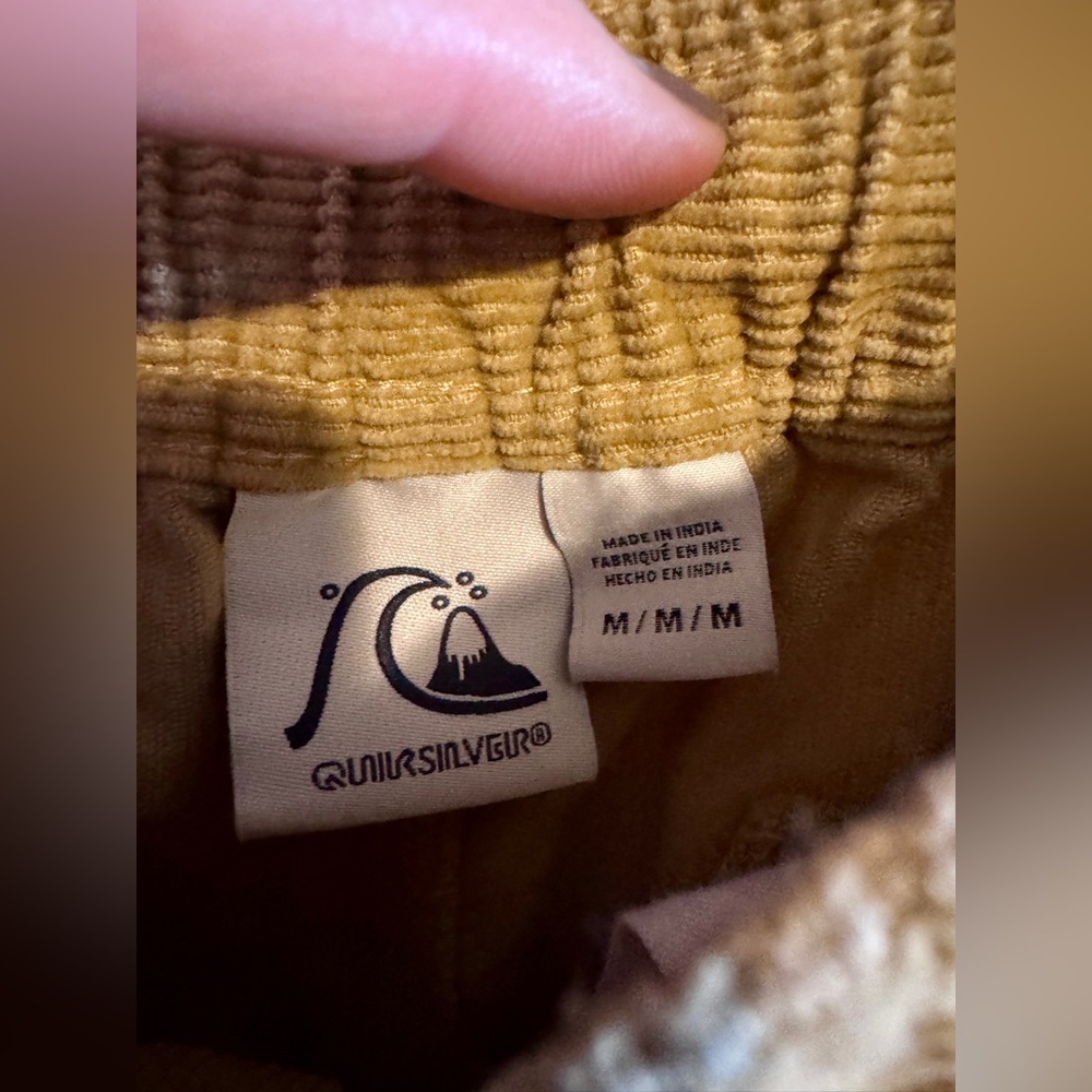 Men's Relaxed Corduroy Pants in Mustard - Picture 4 of 8